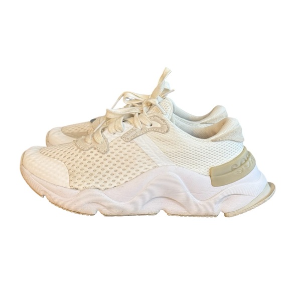 Sorel KINETIC RNEGD LACE SNEAKER Women’s Size 8 White - Picture 3 of 9